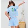 [lilipuri] Летний теннисный костюм топ и низ Небесно-голубой