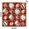16PCS Combination Design Christmas Ball Decoration Hanging Tree Decor  Holiday Season