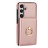 Кольцо держатель карты Solt кошелек кожаный чехол для Samsung Galaxy S24 Ultra S23 Plus S22 S21 FE A55 A15 A14 A54 сумка RFID подставка чехол