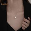 Women Necklace Faux Pearl Pendant Copper Snake Bone Chain Party Wedding Prom Clavicle Necklace Neck Jewelry