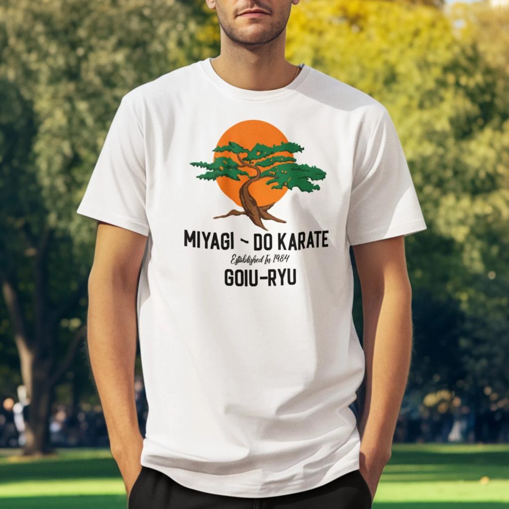Футболка Karate Kid MIYAGI DO с коротким рукавом, с принтом, ретро 80-х, подарок, топ