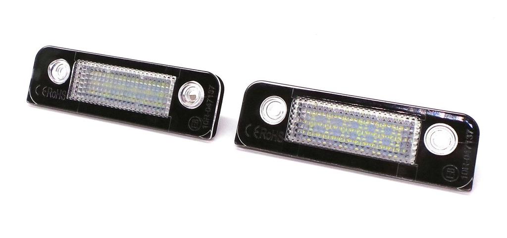 Светодиодные лампы освещения номерного знака для Ford Fiesta, Fusion, Mondeo, Off-Road, 2 шт.