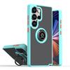 Чехол для Samsung Galaxy S24 Ultra 5G Матовый Жесткий ПК Броня Coque Galaxy S24 Plus S 24 FE S24Ultra Магнитный Держатель Кольцо Крышка