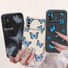Phone Shell For Tecno Spark 8P Woman Fashion Flower Butterfly Coques For Tecno Spark 9T India Back Covers Soft Liquid Silicone