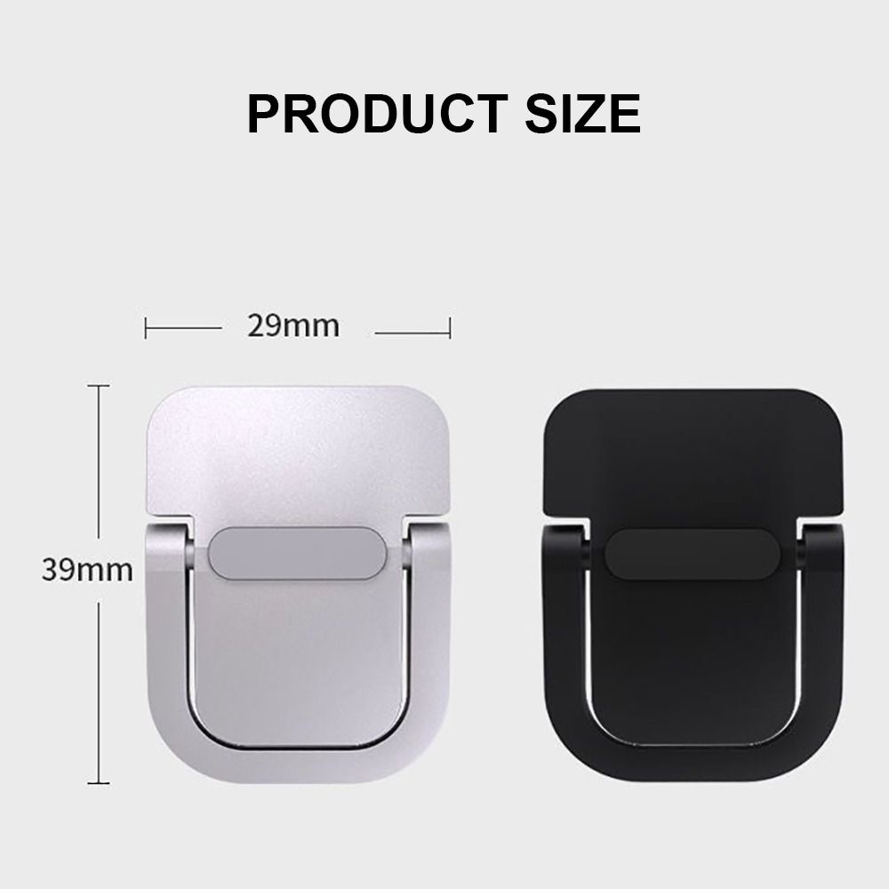1 Pair Aluminium Alloy Laptop Stand Non-slip Support Office Notebook Bracket for HP/Dell/Lenovo