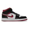 Air Jordan 1 Mid GS Black Gym Red Kids Sneakers White DJ4695-122