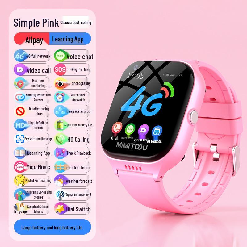 Умные 4G и 5G часы-телефон Mimi Rabbit для подростков и детей