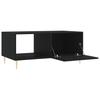 Coffee Table, Black, 90x50x40 Cm, Wood-based Material