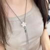 Star Y2K Tassel Necklace Sweet Women's Choker Adjustable Butterfly Necklace  Gifts