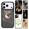 German Shepherd Dog Cartoon Phone Case for iPhone 17 16 15 Pro Max Air 14 13 12 11 Plus Shockproof Cover