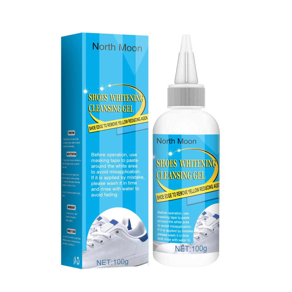 Cleaning Shoes Whitening Gel Shoes Cleaner Shoe Brush Shoe Cleaning  With Tape