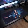Kylian Mbappe Custom Large Mouse Pad, Personalized Name Text Print, Football Logo Non‑Slip Desk Mat Gaming Gift