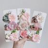 Заколка для волос с искусственным цветком для детей, заколки для девочек, милые розовые цветы, заколки для украшения волос, головные уборы, аксессуары для волос