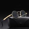 Metal Steampunk Sunglasses Men Women Fashion Round Glasses Brand Design Vintage Sunglasses High Quality UV400 Eyewear
