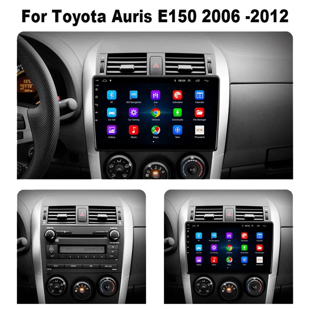 Android 2 din Android авто радио для Toyota Auris E150 2006-2012 Carplay автомобильный мультимедийный GPS 2din авторадио