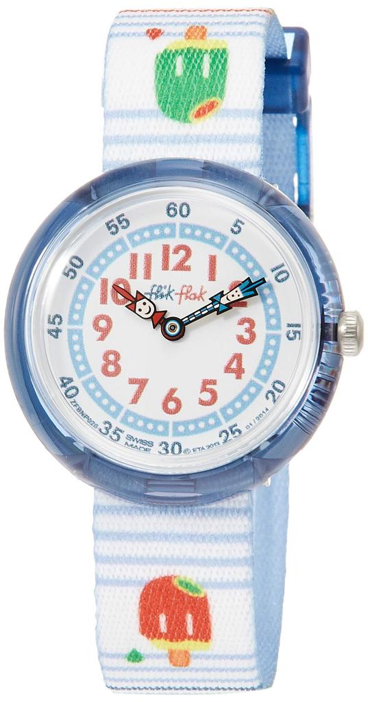 Flik Flak Story Time ICY PARTY Watch Officially White Kids' (FBNP020C), Imported,