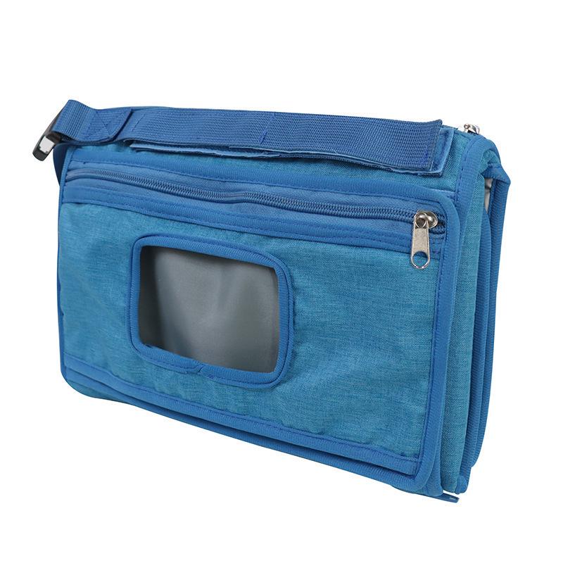 Водонепроницаемый пеленальный коврик из бамбукового волокна с влажными салфетками - Портативный и многофункциональный для новорожденных