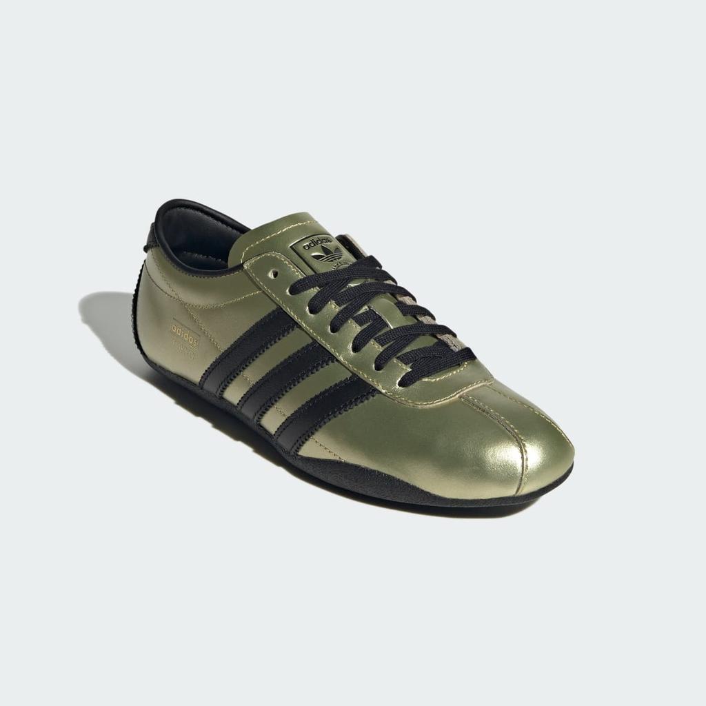 adidas Tokyo Shoes JQ0594 Unisex Originals Sneakers Gold Metallic / Core Black / Gold Metallic