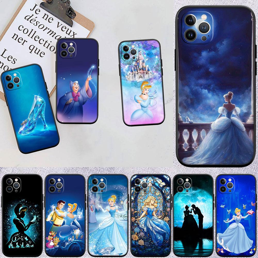 CJ36 Disney Cinderella Soft Shell Phone Case for Samsung Galaxy Note 10 20 S23 S24 S25 Ultra FE Plus Edge Lite A02S A35 A07 A17