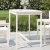 VidaXL Garden Table White 121x82.5x110 Cm Solid Pine Wood 824089