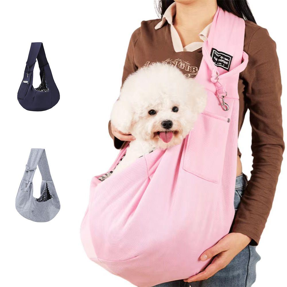 Adjustable Strap Pet Carrier Bag Breathable Pet Satchel Carrier for Small Dogs Cats