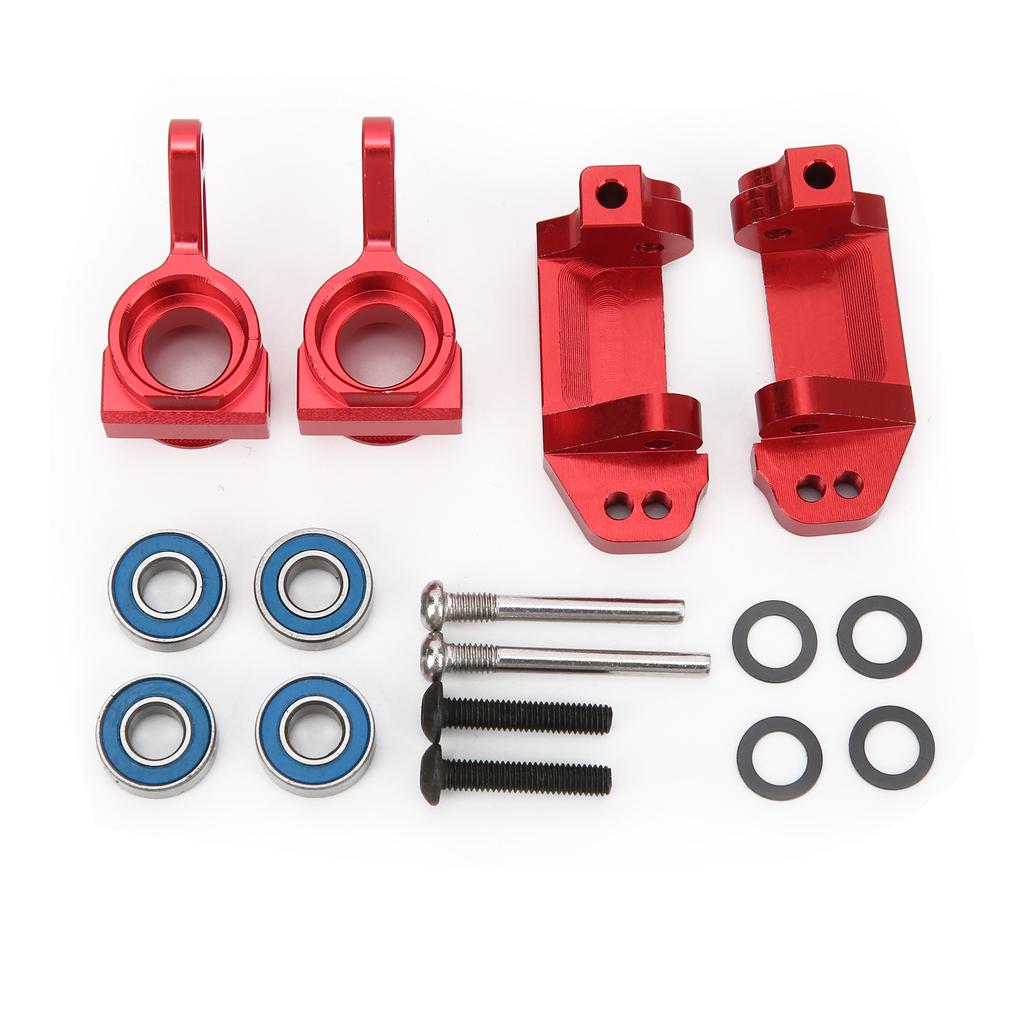 RC Front C Hub Seat Steering Cup Knuckles Set with Bearings for Slash 2 1Celsius10 RC Car