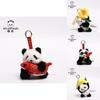 Panda Plush Keychain With Anti Fake Laser Mark For Graduation Gifts