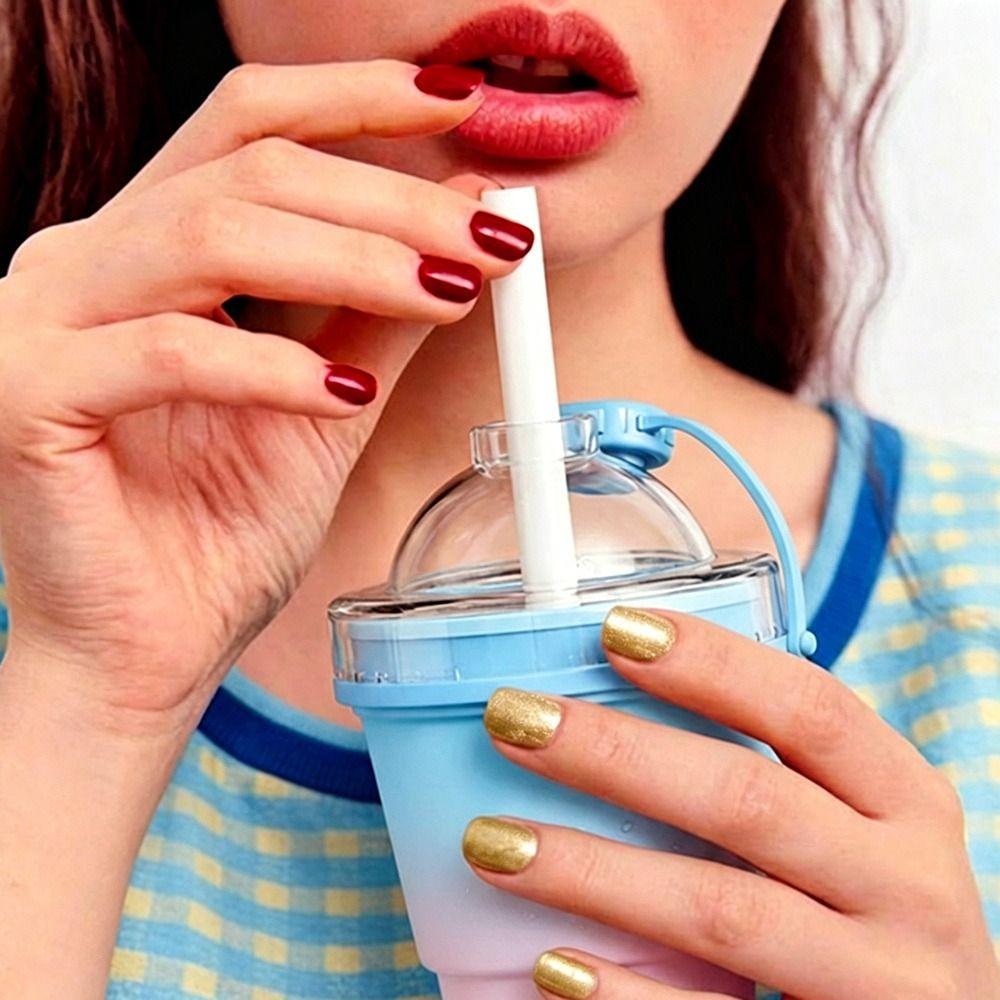 Reusable Ice Ball Cup Foldable Ice Cube Mold Durable Ice Mold Cup Summer Drink