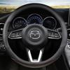 PU Leather Sport Car Steering Wheel Cover for Mazda CX-3 CX-4 CX-5 CX-7 CX-9 Anti-Slip Funda Volante Auto Accessories