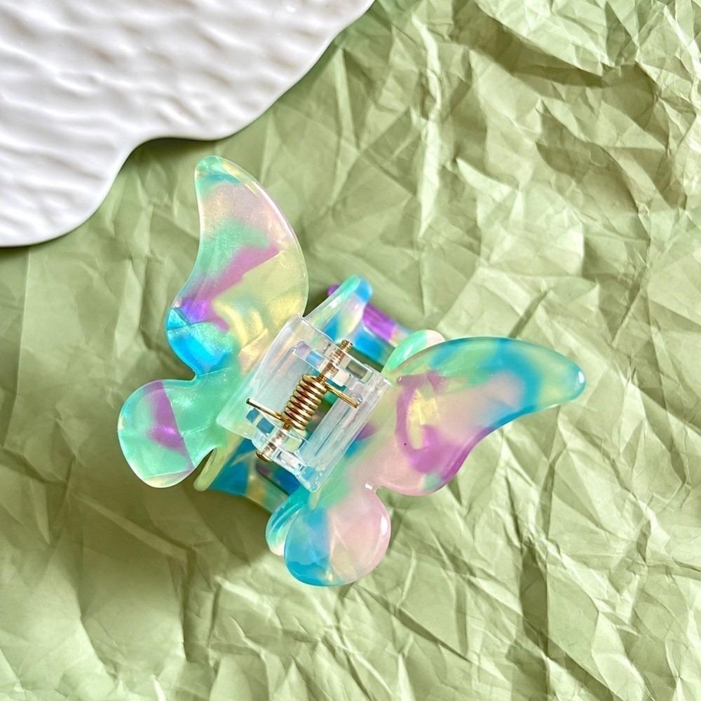 Durable Hair Claw Clip Colorful Hair Barrettes Elegant Butterfly Hair Clip Women