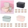 PU Leather Jewelry Organizer Case Multipurpose Jewelry Case with 8 Pockets for Sorting PU Organizers for Daily Use