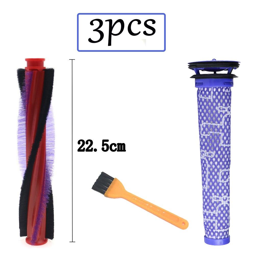 For Dyson V6 Animal Fluffy Cordless Vacuum Cleaner Bristle Roller Brush Bar Pre-Filter Replace Accessory DC59 DC62 SV03 SV073
