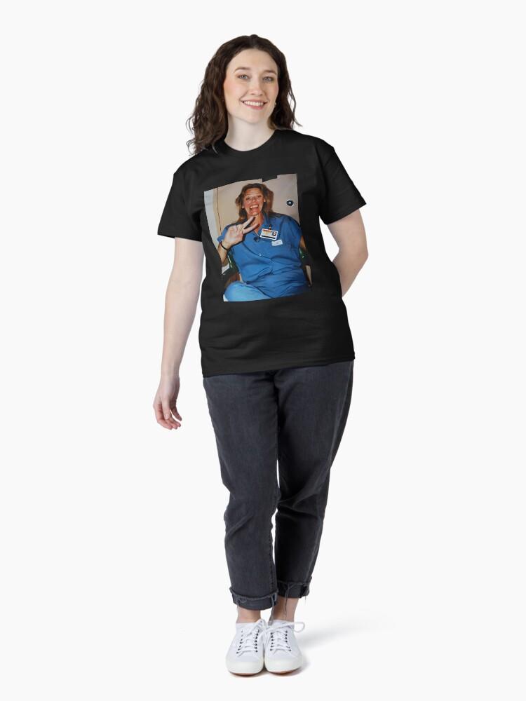 Monster Aileen Wuornos - Iconic Peace Sign Portrait - Vintage True Crime Documentary Unisex T-Shirt Classic Unisex T-Shirt