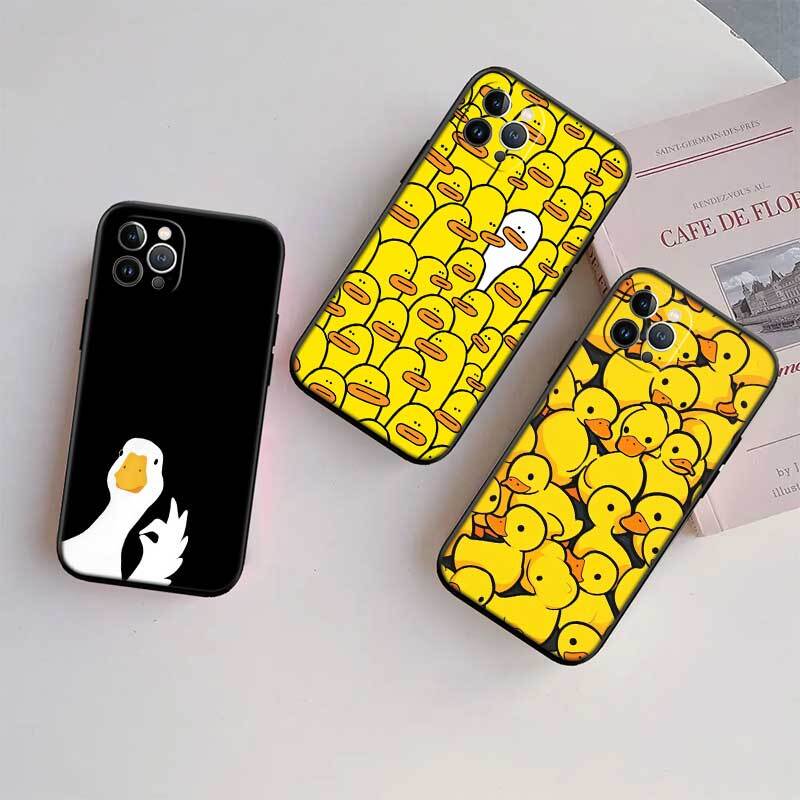 DUCK Cartoon Case for Samsung M55 M35 M15 A02 A05S A05 A06 A15 A12 A13 A10 A16 A20 A22 A24 A25 A30 A31 A32 A33 A35 A42 A50