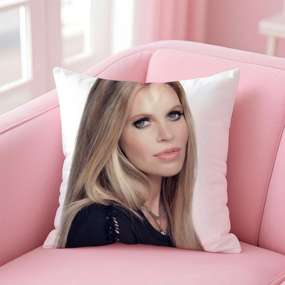 KKristin Bauer van Straten Cushion Cover Pillow Case Soft Friendly Fabric Concealed Zipper
