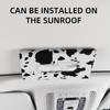 Cow Print Car Accessories For Women, Premium Tissues Box, Tissue Holder For Truck, Universal Napkin Dispenser For SUV, Car Tissue Box With Napk