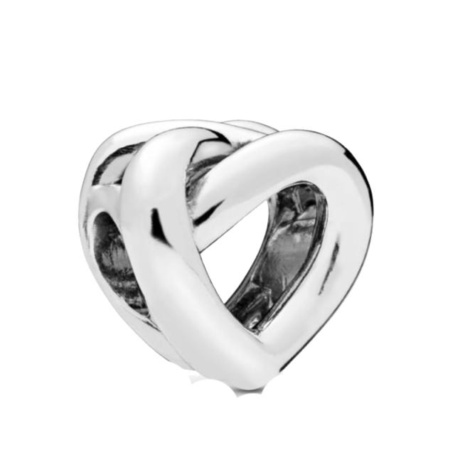 925 Silver Animal Character Love Series Clip Beads Pendant Fit Original  Charm Accessories Bracelet for Women DIY Jewelry