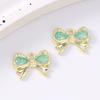 5pcs Cute Crystal CZ Bowknot Charms Pendants for Jewelry Making Necklace Earrings Bracelet DIY Handmade Accessories Supplies