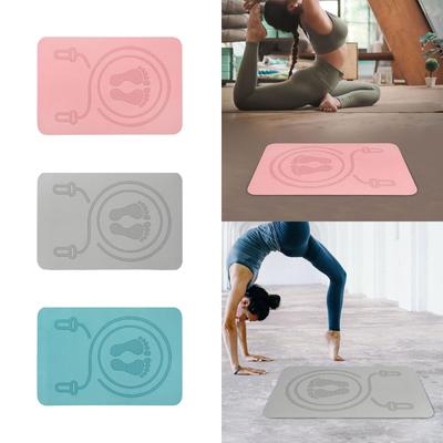 Мат для скакалки толщиной 8 мм, противоскользящий, 60x40 см, для домашнего спортзала, напольное покрытие, коврик для тренировок