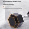 Baoweizhe Hexagonal Rubber-Coated Dumbbell