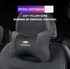 1 шт. Подушка для подголовника сиденья автомобиля с логотипом авто, подушка для шеи для Chevrolet Z71 Aveo Impala Lacetti Malibu Sail SS Cruze Sonic Silverado Trax
