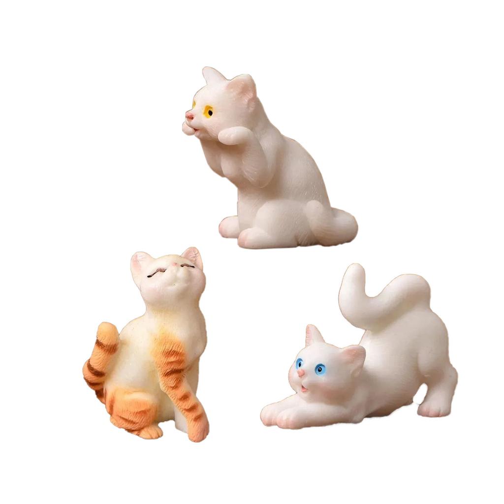 Реалистичная статуя кошки, обучающая кукла-кошка, набор игрушек, подходящая для подарков другу