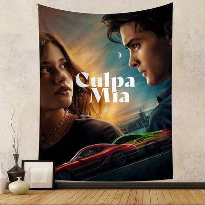 Моя вина Culpa Mia 2023 Фильм Цветной Гобелен Настенный Подвесной Таро Хиппи Настенные Ковры Декор Стены Комнаты Студента