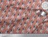 Soimoi Japan Crepe Satin Fabric Bow & Boston Terrier Dog Print Fabric by the Metre 42 Inch