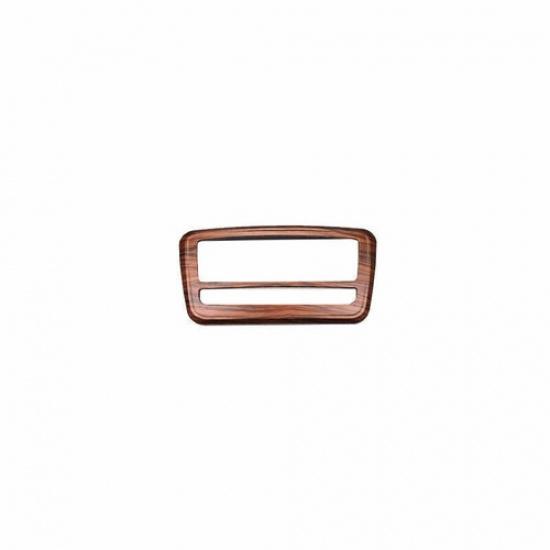 Peach Wood Grain Console CD Button Control Frame Trim For Benz GLA CLA 2013-