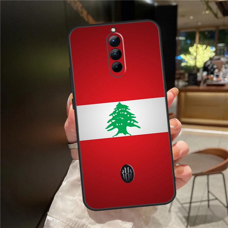 Lebanon Flag Map Case For Red Magic 9 8S 8 Pro Plus Cover For ZTE Nubia Red Magic 6S 7S 6 7 Pro 6R 5S 5G