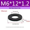 Black Nylon Plastic Flat Washer Ring M2-M20