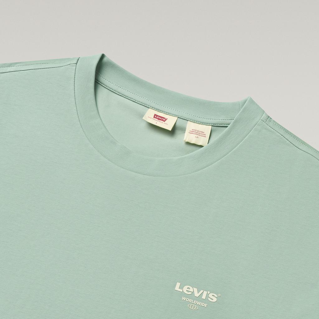 Levis Серия Ice Cool Стандартная Мгновенное Охлаждение Ощущение Голой Кожи Универсальная Футболка Мужские Топы 006PV-0001