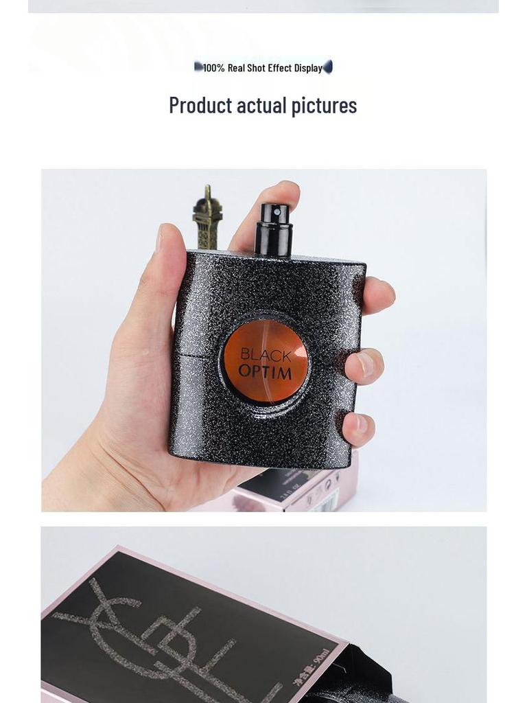 Gefiliya Black Opium Женская парфюмерная вода - Стойкий, Легкий аромат, Популярный среди студентов