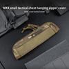 Сумка для хранения Wosport Mk4, нагрудный комплект, карман на молнии, тактический расширительный аксессуар, двойная молния